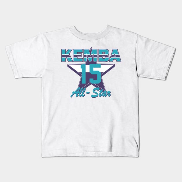 Kemba All-Star Purple/Teal Kids T-Shirt by Every Hornets Boxscore